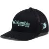 Columbia PFG Logo Mesh Ball Cap(Black/Gulf Stream)