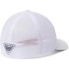 Columbia PFG Logo Mesh Ball Cap(White/Vivid Blue/Usa Flag)
