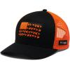 Columbia Unisex PHG Game Flag Mesh Snap Back – High, Black/Blaze, One Size