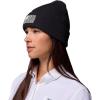 Columbia Unisex-Adult PFG Patch Beanie(Black/Fish Flag)