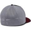Columbia Unisex-Adult Rugged Outdoor Mesh HatBaseball Cap(Black/Red Onion Peak2river)