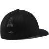 Columbia Unisex-Adult Rugged Outdoor Mesh HatBaseball Cap(Black/Tree Flag Patch)