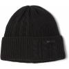 Columbia Womens Agate Pass Cable Knit Beanie(Black)