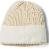 Columbia Womens Agate Pass Cable Knit Beanie(Chalk)