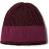 Columbia Womens Agate Pass Cable Knit Beanie(Marionberry)