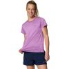 Columbia Womens Bluevista Hill Short Sleeve Crew(Razzle Heather)