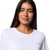 Columbia Womens Bluevista Hill Short Sleeve Crew(White)
