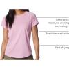 Columbia Womens Bogata Bay Short Sleeve Tee(Cosmos)
