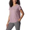 Columbia Womens Bogata Bay Short Sleeve Tee(Fig)