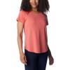 Columbia Womens Bogata Bay Short Sleeve Tee(Juicy)
