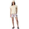 Columbia Womens Bogata Bay Short Sleeve Tee(Lemon Wash)