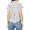 Columbia Women’s Camp Henry Iv Short Sleeve Shirt(Purple Tint/Multi Plaid)
