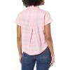 Columbia Women’s Camp Henry Iv Short Sleeve Shirt(Wild Rose/Multi Plaid)