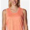 Columbia Womens Columbia Hike™ TankHiking Shirt(Sunset Orange Heather)