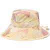 Columbia Womens Diamond Crest Printed Sun Hat(Lemon Wash Rays)