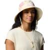 Columbia Womens Diamond Crest Printed Sun Hat(Lemon Wash Rays)