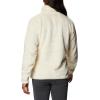 Columbia Womens Fire Side Sherpa 1/4 Zip(Chalk)