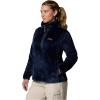 Columbia Womens Fire Side Sherpa 1/4 Zip(Collegiate Navy)