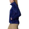 Columbia Womens Fire Side Sherpa 1/4 Zip(Dark Sapphire)