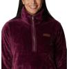 Columbia Womens Fire Side Sherpa 1/4 Zip(Marionberry)