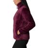 Columbia Womens Fire Side Sherpa 1/4 Zip(Marionberry)