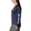 Columbia Womens Fork Stream Long Sleeve Shirt(Blue)