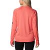 Columbia Womens Fork Stream Long Sleeve Shirt(Blush Pink/White Logo)