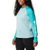 Columbia Womens Fork Stream Long Sleeve Shirt(Green)