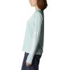Columbia Womens Fork Stream Long Sleeve Shirt(Icy Morn/White Logo)
