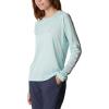 Columbia Womens Fork Stream Long Sleeve Shirt(Icy Morn/White Logo)