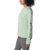 Columbia Womens Fork Stream Long Sleeve Shirt(Sage Leaf/Canteen Logo)