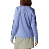 Columbia Womens Fork Stream Long Sleeve Shirt(Serenity/Dark Nocturnal Logo)
