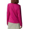 Columbia Womens Fork Stream Long Sleeve Shirt(Wild Fuchsia/Dark Nocturnal Logo)