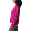 Columbia Womens Fork Stream Long Sleeve Shirt(Wild Fuchsia/Nocturnal Logo)