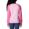 Columbia Womens Fork Stream Long Sleeve Shirt(Wild Rose/Sunset Orange Logo)