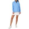 Columbia Women’s Golf Birchwood Hills Pullover OMNI WICK Breathable Long Sleeve(Agate Blue)