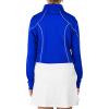 Columbia Women’s Golf Shotgun 2.0 Pullover OMNI WICK Breathable Long Sleeve(Azul)