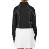 Columbia Women’s Golf Shotgun 2.0 Pullover OMNI WICK Breathable Long Sleeve(Black)