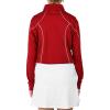 Columbia Women’s Golf Shotgun 2.0 Pullover OMNI WICK Breathable Long Sleeve(Intense Red)