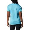 Columbia Womens Hike Short Sleeve V NeckHiking Shirt(Atoll)