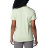 Columbia Womens Hike Short Sleeve V NeckHiking Shirt(Sage Leaf Heather)