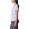 Columbia Womens Hike Short Sleeve V NeckHiking Shirt(White)