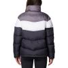 Columbia Womens Puffect II Colorblock Jacket(Black/White/City Grey)