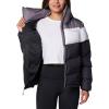 Columbia Womens Puffect II Colorblock Jacket(Black/White/City Grey)