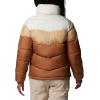 Columbia Womens Puffect II Colorblock Jacket(Camel Brown/Canoe/Chalk)