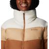 Columbia Womens Puffect II Colorblock Jacket(Camel Brown/Canoe/Chalk)