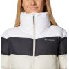 Columbia Womens Puffect II Colorblock Jacket(Dark Stone/Black/White)