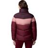 Columbia Womens Puffect II Colorblock Jacket(Rich Wine/Eraser Pink/Moonvista)