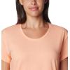 Columbia Womens Sun Trek™ Ss Tee(Apricot Fizz Heather)