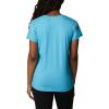Columbia Womens Sun Trek™ Ss Tee(Blue Chill Heather)